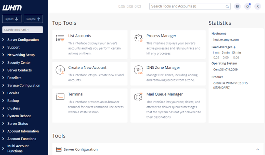 Painel WHM/cPanel
